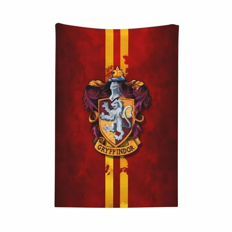Harry Potter Плед Гарри Поттер Пледы Гриффиндор , Фланель, 203 см х 152 см