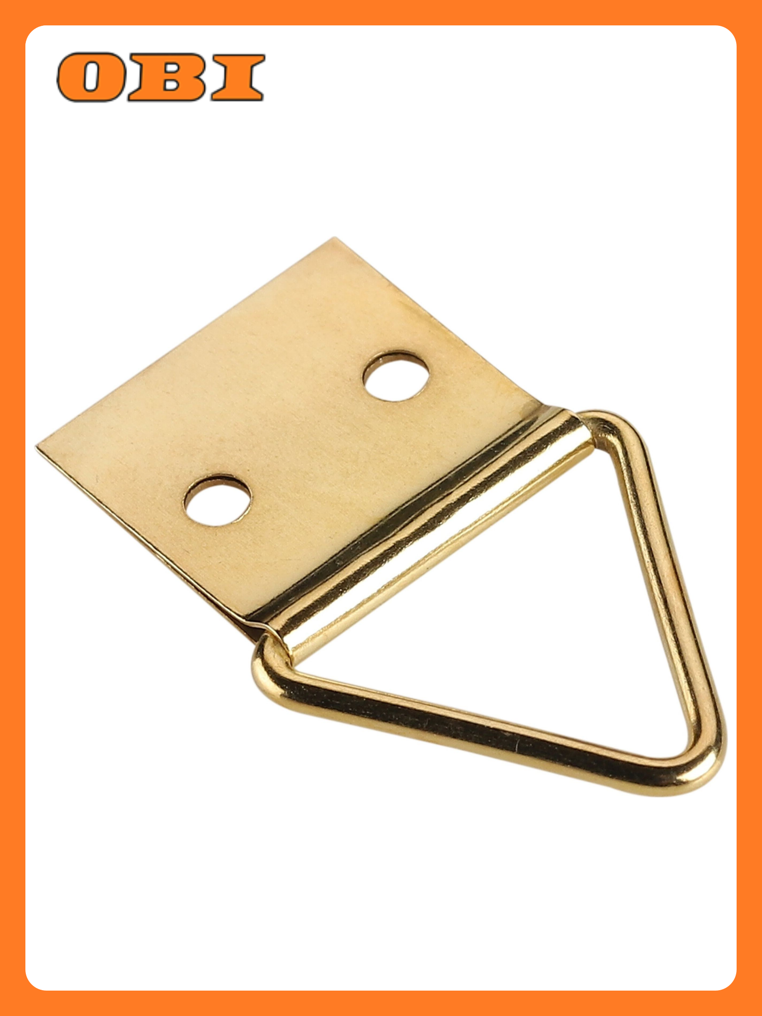 Петля для картины средняя латунированная 6 шт