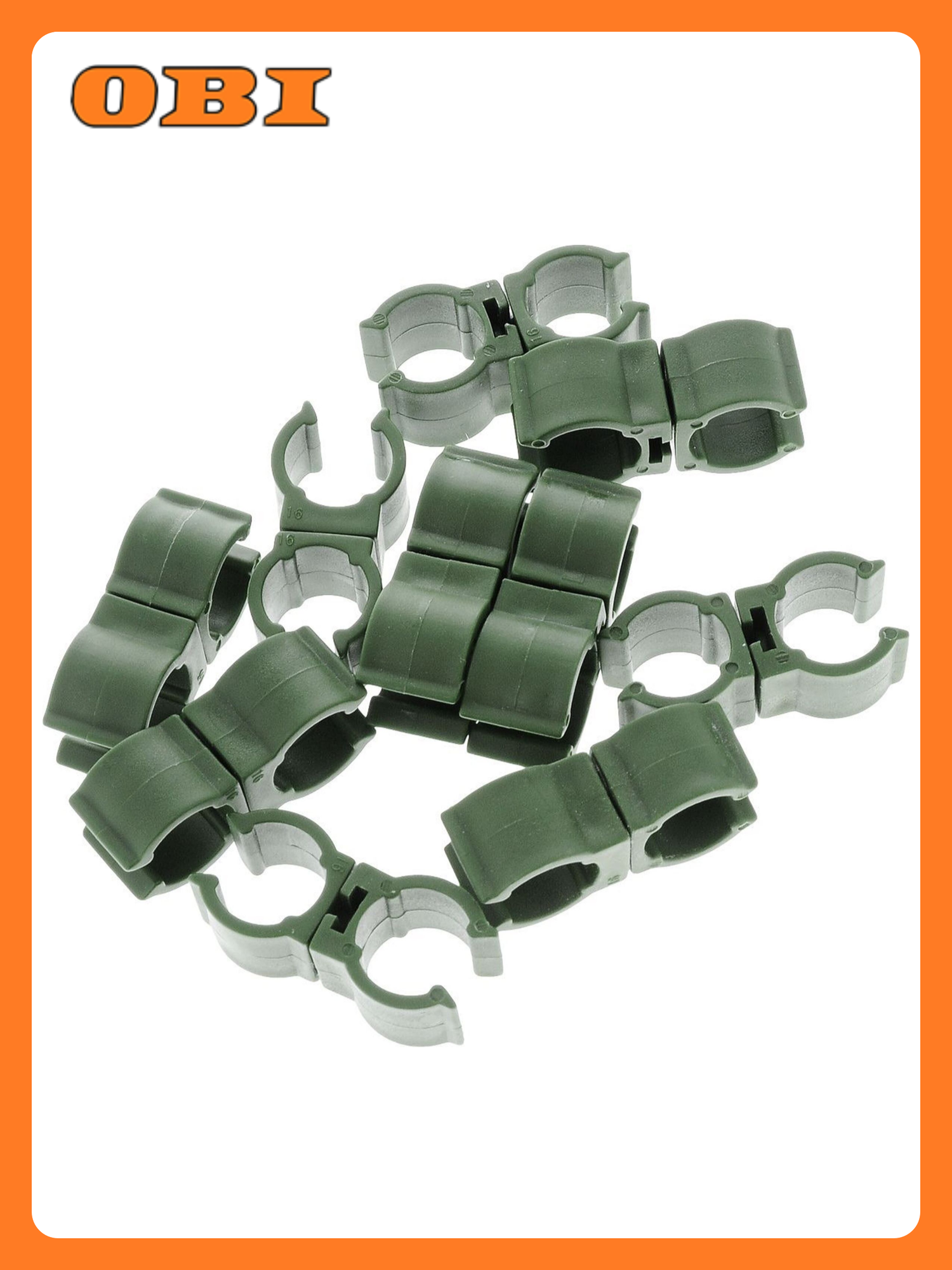 Соединители GARDEN SHOW для вьющихся растений пластик 10 шт