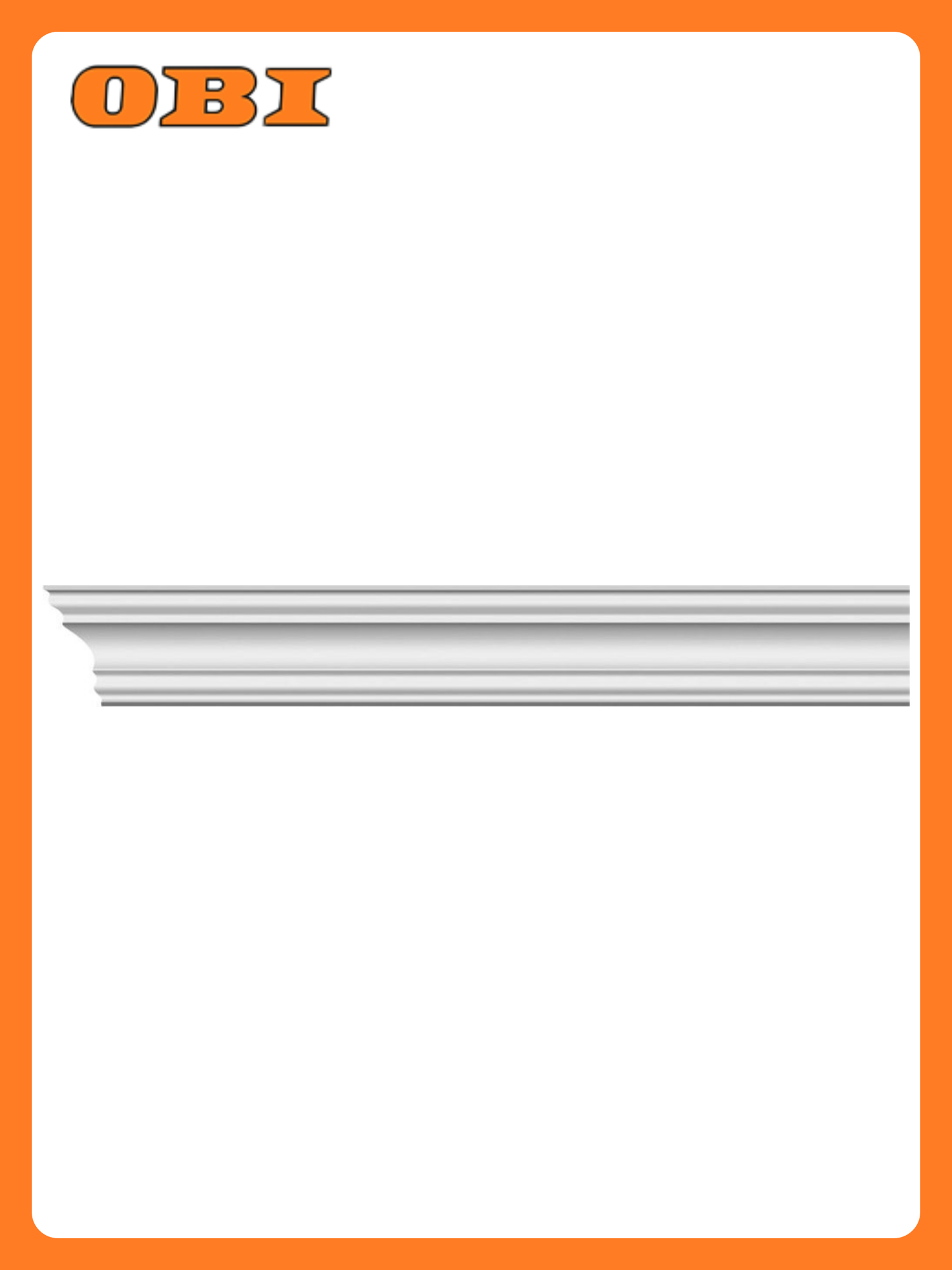 Плинтус потолочный FORMAT 05509E 39х39 см