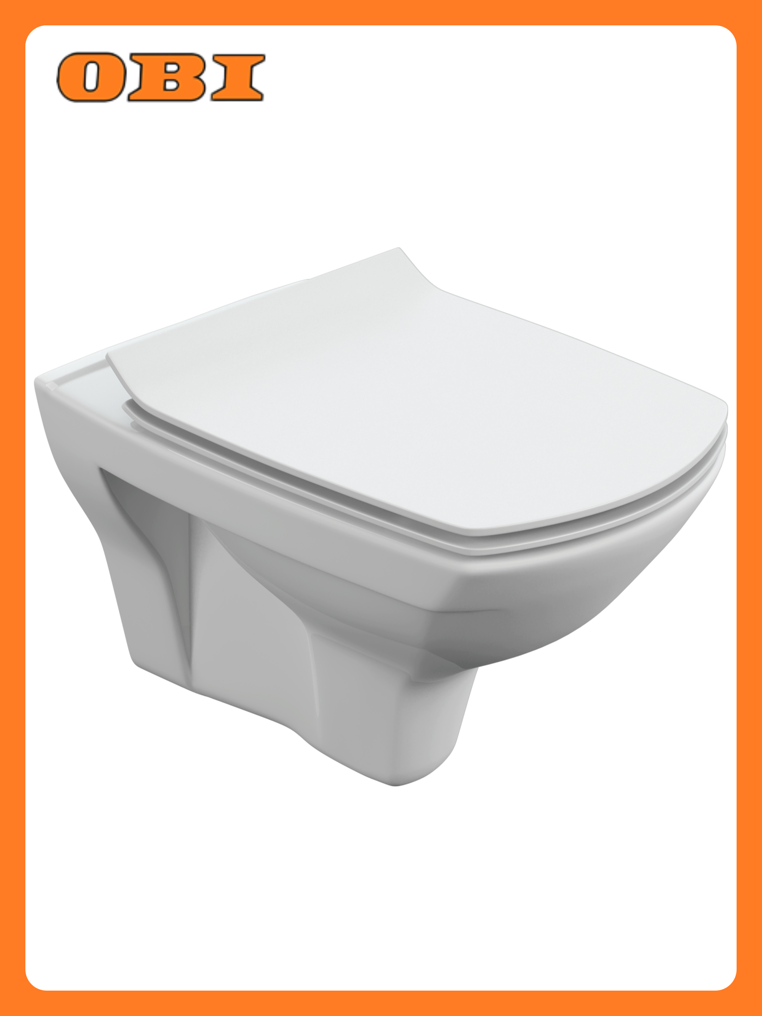 Подвесной унитаз Cersanit Carina XL горизонтальный выпуск безободковый