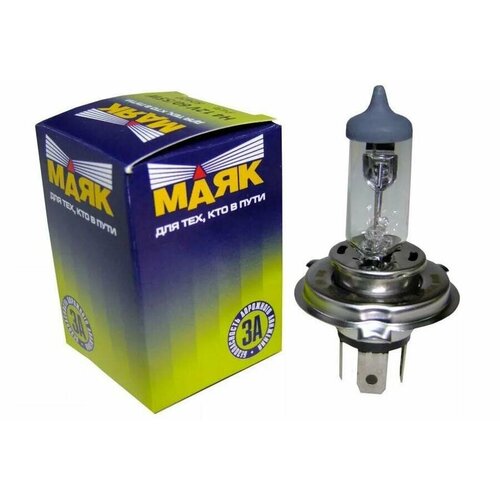 Лампа галогенная H4 12/60/55 маяк (артикул 52420)