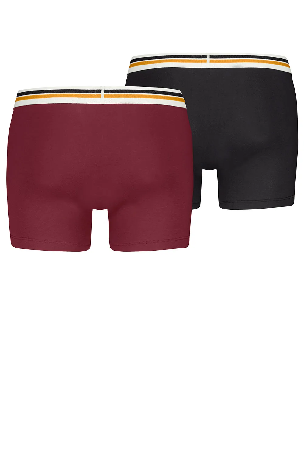 Трусы Levi's, комплект из 2 шт., размер XL, красный/черный — фото 1