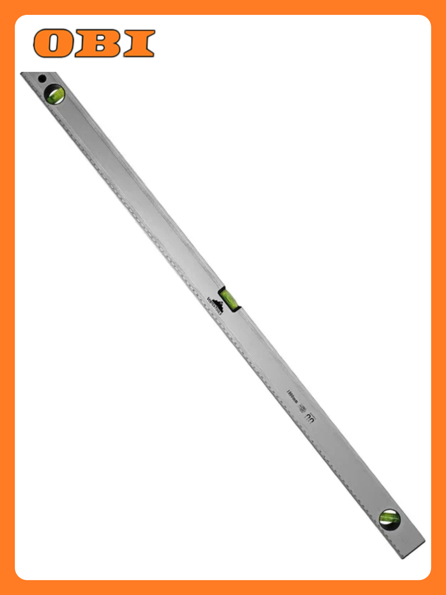 Уровень Vertextools 3033-1000 алюминиевый магнитный 100 см