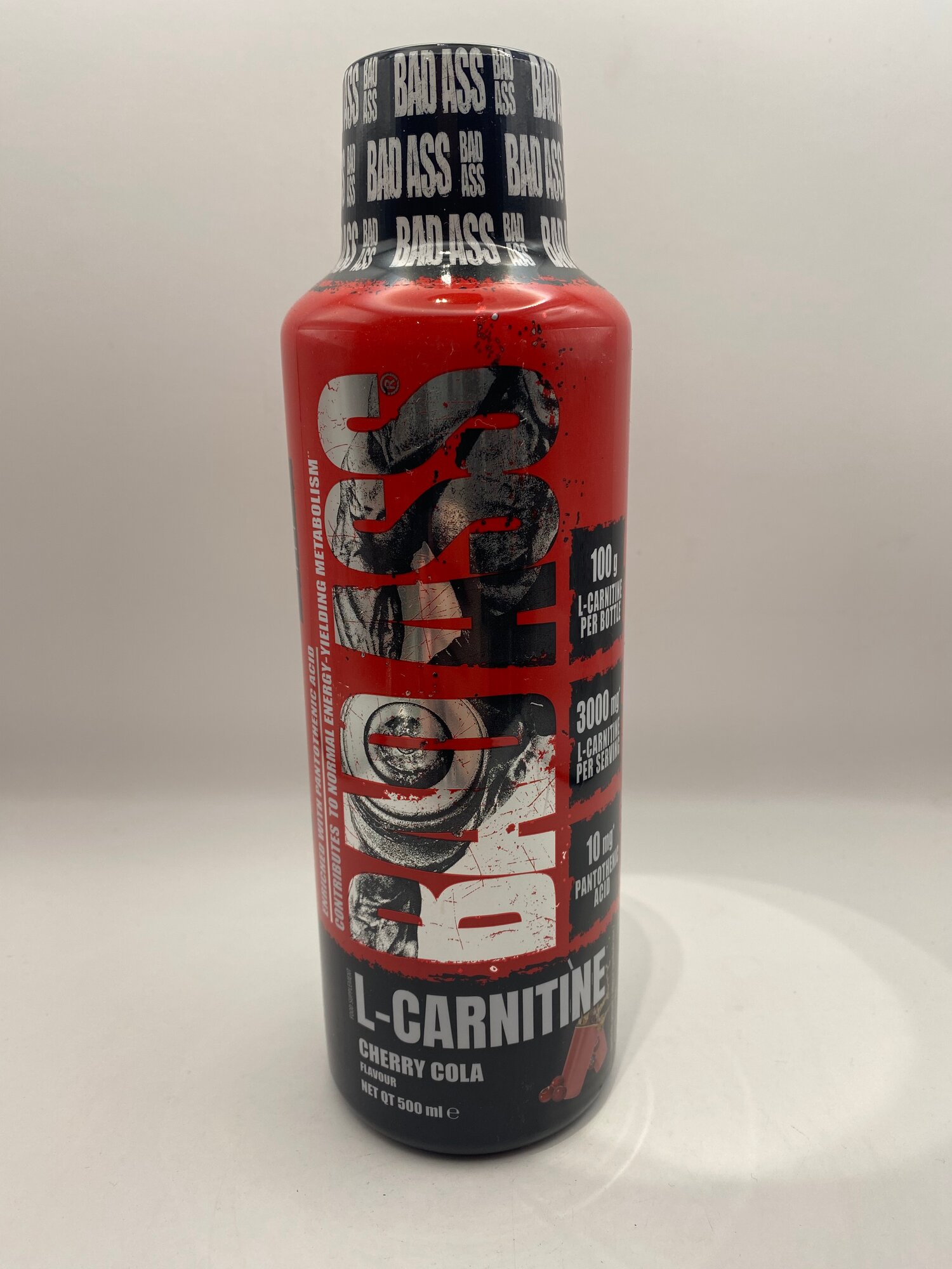 Bad Ass L Carnitine Cherry Cola, для похудения, 3000 мг, 500мл — фото 1