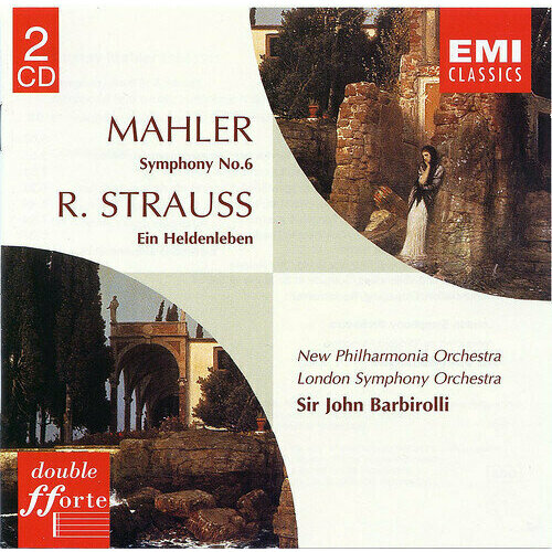 mahler gustav виниловая пластинка mahler gustav symphony no 5 claudio abbado AUDIO CD Gustav Mahler: Mahler: Symphony No. 6 / Strauss: Ein Heldenleben. 2 CD