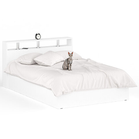 Кровать Мори 1400, цвет белый