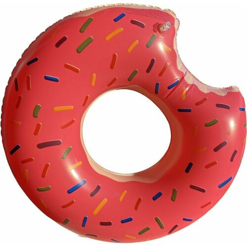 Детский надувной круг для плавания Пончик, 60 см детский надувной круг для плавания пончик 60 см