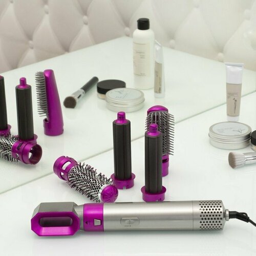 Мультистайлер Luazon LW-17 1000 Вт керамическое покрытие 5 насадок до 120 C 330400₽