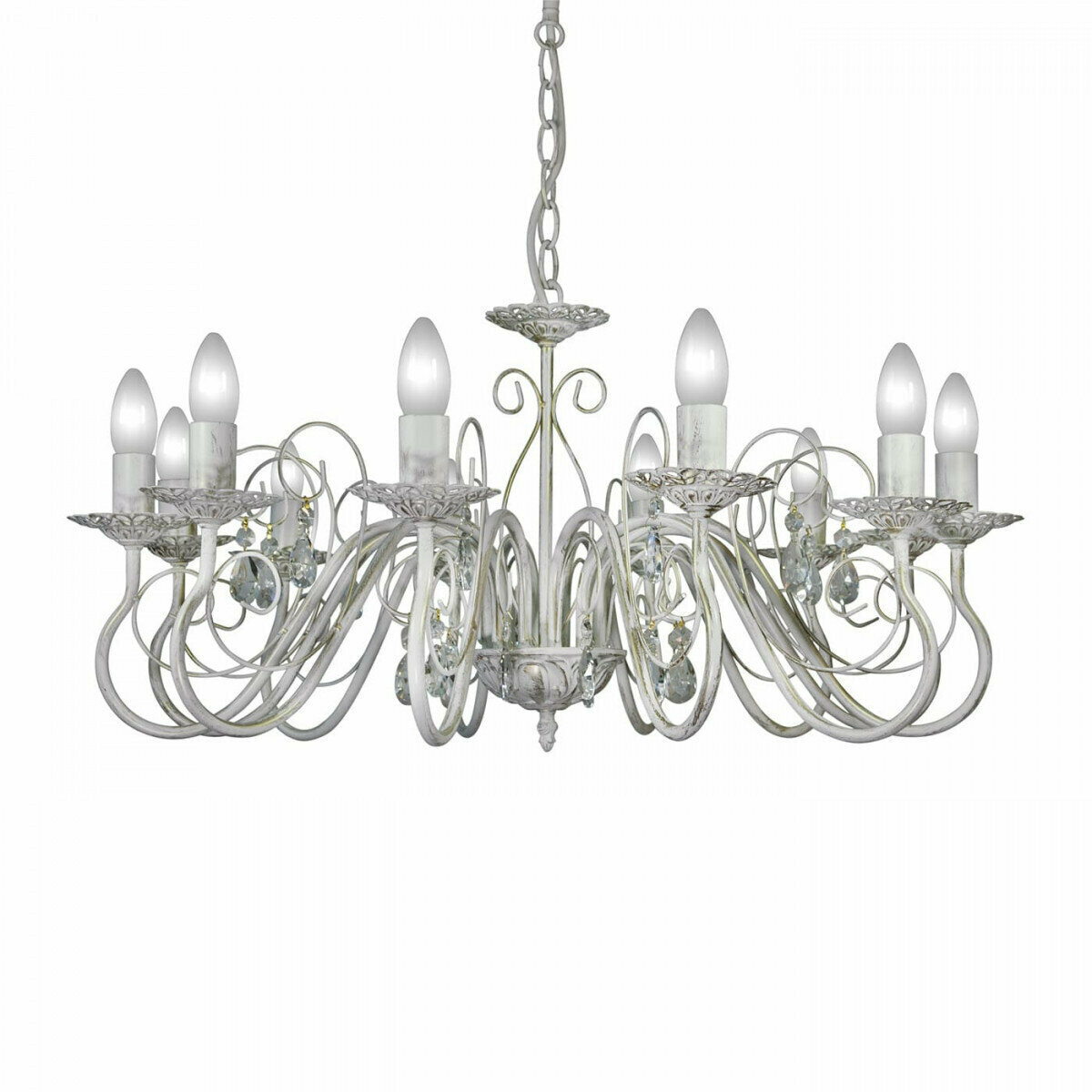 Люстра подвесная большая для зала Петрасвет Россия S1161-12