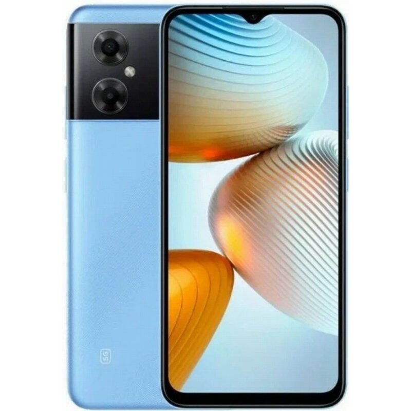 Смартфон Xiaomi Poco M4 5G, Dual SIM (nano-SIM), 6.128 Гб Global, синий