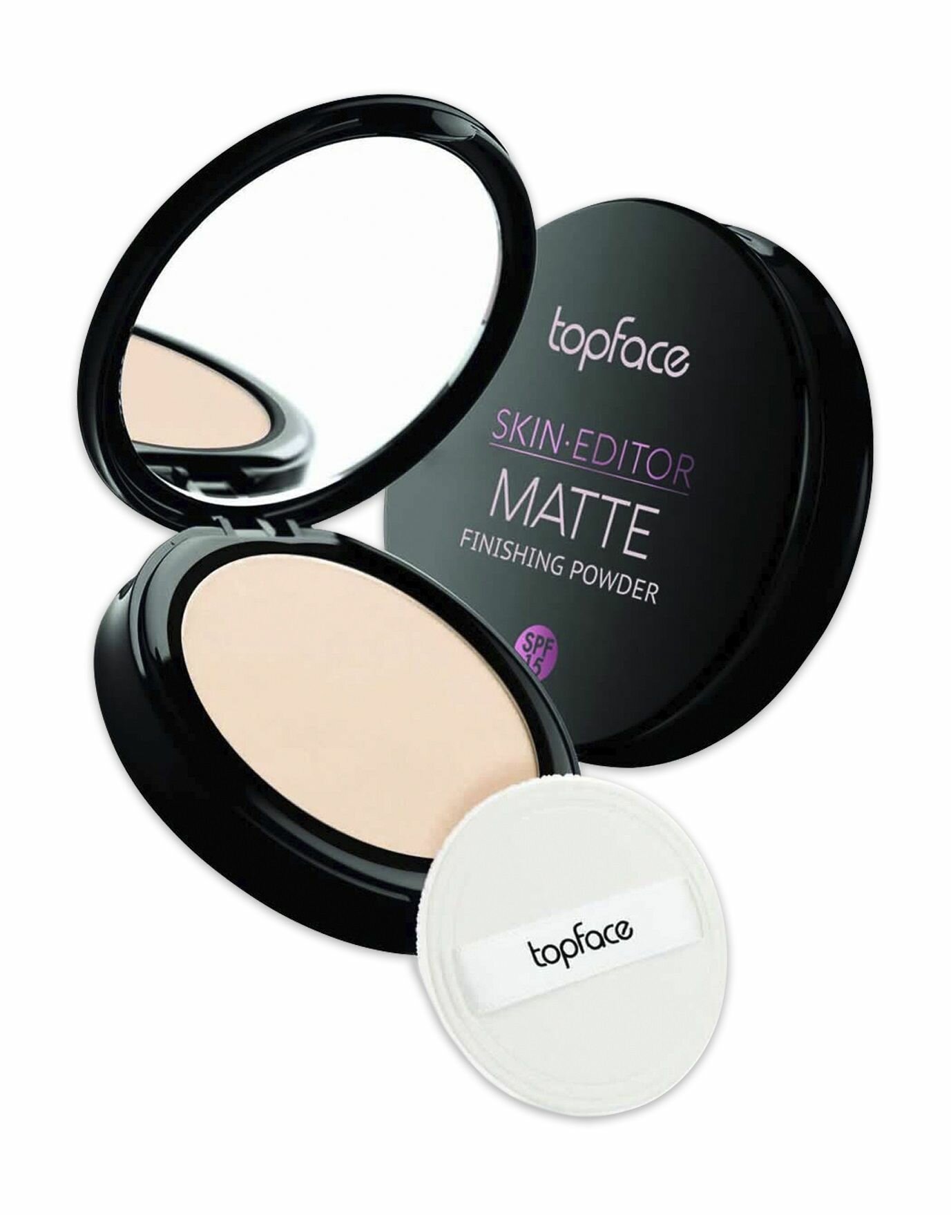 Матирующая пудра для лица / 1 1 / Topface Skin Editor Matte Finishing Powder SPF 15