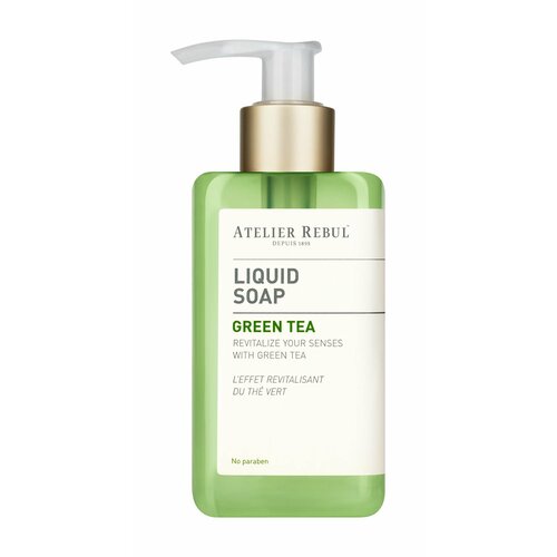 Парфюмированное жидкое мыло для рук / Atelier Rebul Green Tea Liquid Soap