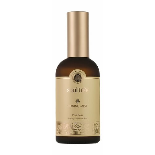 SOULTREE Pure Rose Дымка для лица тонизирующая для сухой и нормальной кожи, 100 мл