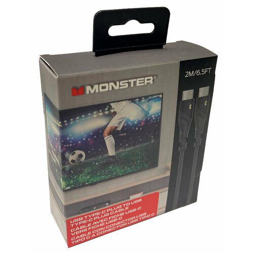 Кабель Monster Cable USB2.0 Type-C to Type-C - 2 метра