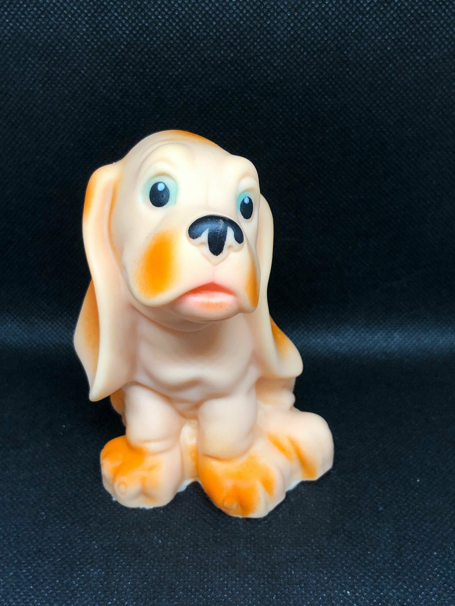 Винтажная резиновая игрушка СССР Собака