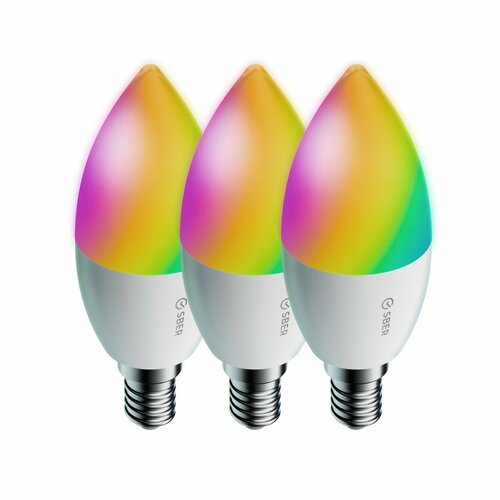 Комплект умных ламп Sber E14 3шт SBDV-00135 1349₽