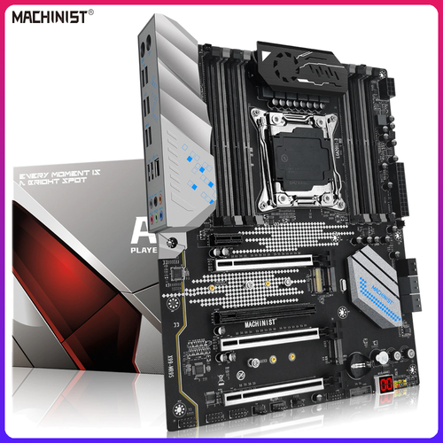 Материнская плата 2011-3 Machinist X99 MR9S X99 B85 8DDR4 4CH 4x PCI-Ex16 PCI-Ex1 M2 NVME SATA Wi-Fi USB 30 GBLAN ATX 11200₽