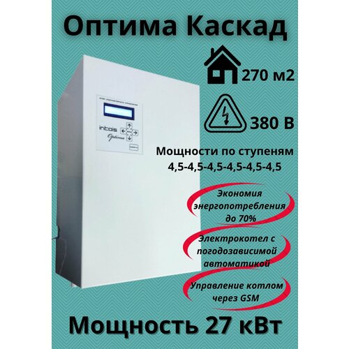 Электрический отопительный котел Оптима каскад 27 кВт 6912000₽