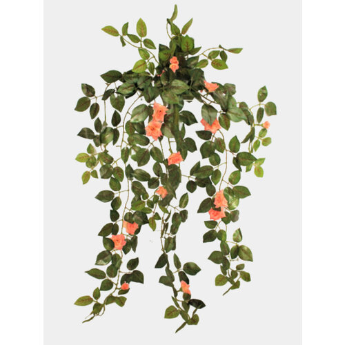 Искусственные цветы Зелень висящая на подбукетнике усыпанная розами 100см 3299₽