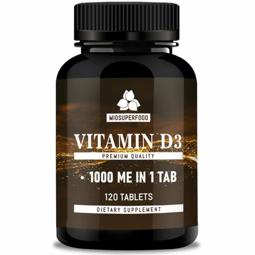 Витамин Д3 120 таблеток Миосуперфуд