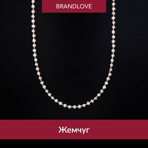 Чокер BL Jewelry Lounge, малахит, аквамарин, длина 35 см, белый