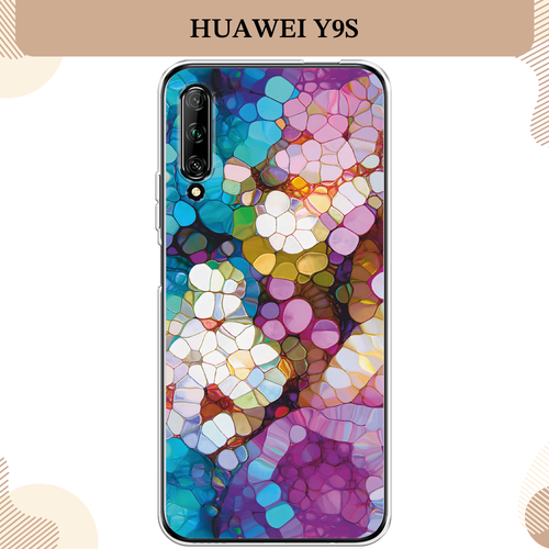 Силиконовый чехол Калейдоскоп на Huawei Y9s / Хуавей Y9s силиконовый чехол на huawei y9s хуавей y9s доберман