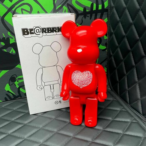 игрушка bearbrick daft pank 28см серебро хром Игрушка Bearbrick Love 28см