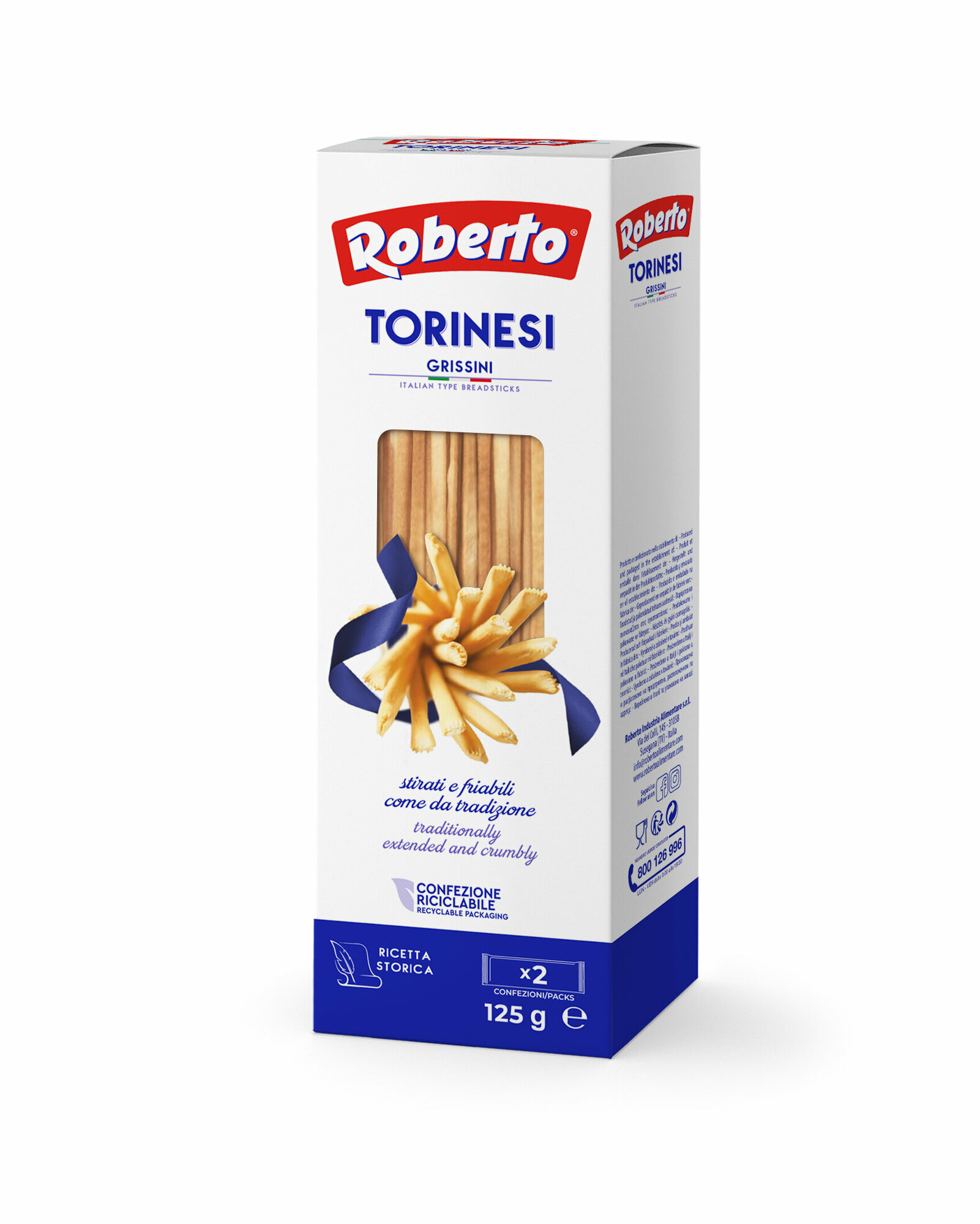 Хлебные палочки Торинези Roberto, 125 г