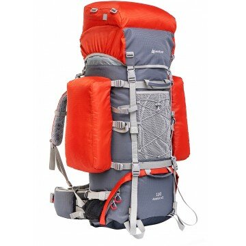 Экспедиционный рюкзак Nisus Abakan 100, N-TB1179-100L, серый/красный