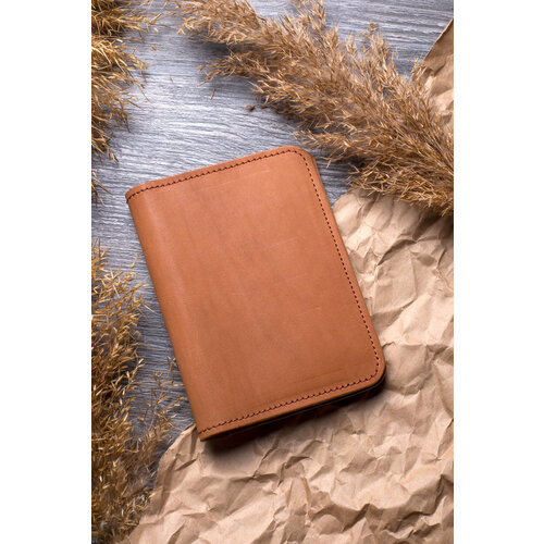 Обложка для паспорта ЗНАКИ, табак