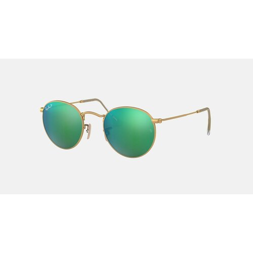 солнцезащитные очки new round unisex ray ban Солнцезащитные очки Ray-Ban, золотой