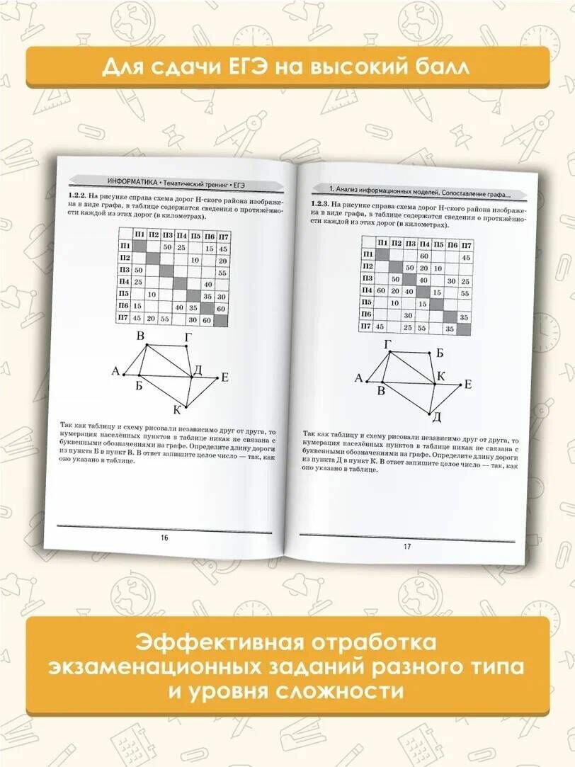 ЕГЭ. Информатика. Информация и информационные процессы. Информационная деятельность человека. Средства ИКТ. Тематический тренинг для подготовки к единому государственному экзамену - фото №10