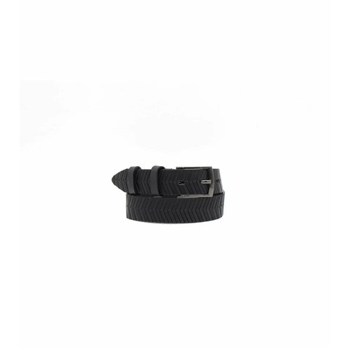 фото Ремень , размер 100, черный нет