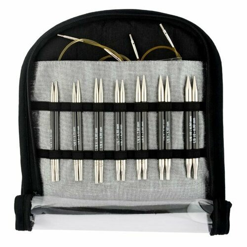 Набор Special Interchangeable Needle Set съемных спиц Karbonz, KnitPro, 41618 набор special interchangeable needle set съемных спиц cubics 25615