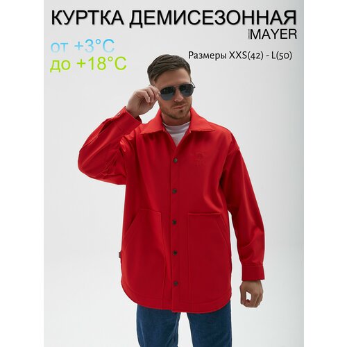 фото Куртка-рубашка , размер xs, красный mayer