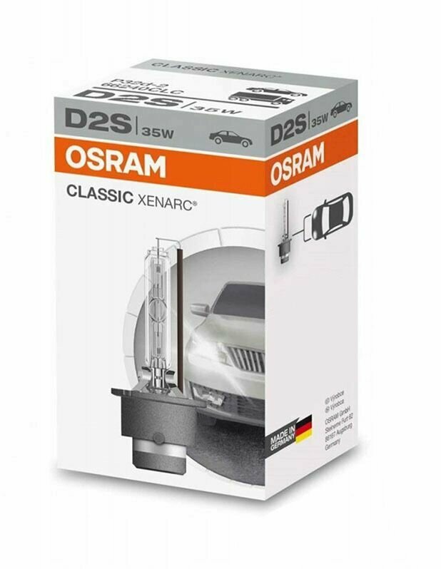 Лампа автомобильная ксеноновая Osram D2S Xenarc Classic 85V 35W P32d-2 1 шт.