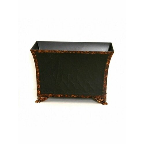 Кашпо G&C interiors CH/S310917 H:18 W:25D:16 черный