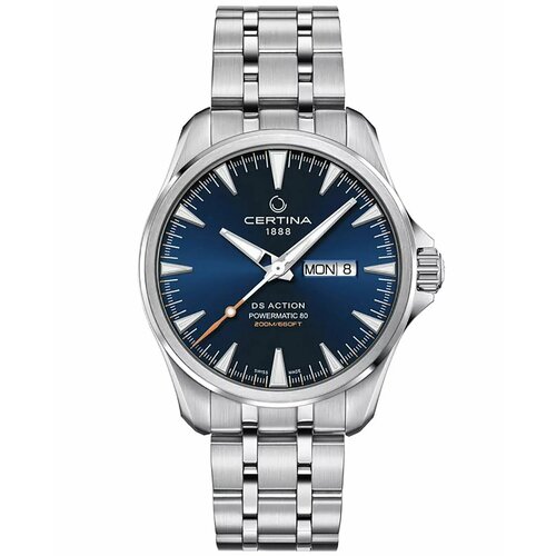 фото Наручные часы certina ds action lady diamonds c0324301104100, синий