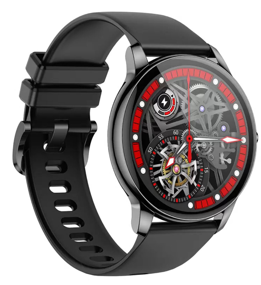 Смарт-часы Hoco Y10 PRO AMOLED, спортивные часы с ярким черным циферблатом