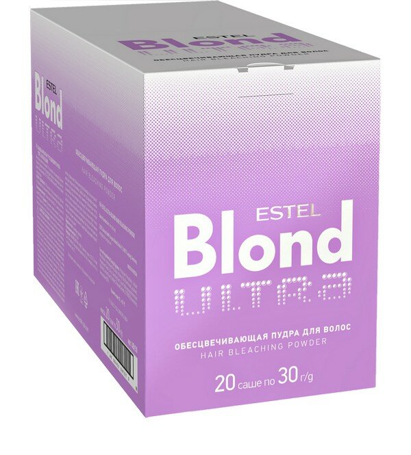 Пудра для волос Estel Ultra Blond обесцвечивающая 30г - фото №7