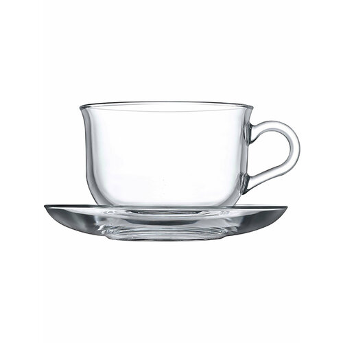 Чайная пара Pasabahce Tashkent, стекло, 290 мл