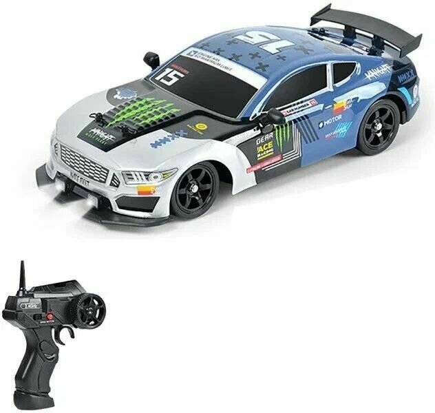 Ford Mustang Игрушка р/у машина для дрифта (4WD, свет, пар, акб, 1:16) - SC16A05-1