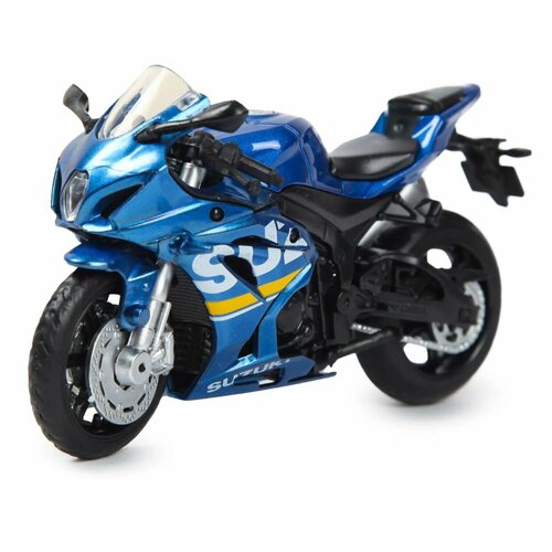 Мотоцикл MSZ 1:18 Suzuki GSX-R1000 Голубой 67703 motorcycle accessories cnc brake cutch levers adjustable for suzuki gsxr1000 gsx r1000 gsx r1000 2009 2019 2010 2011 with logo