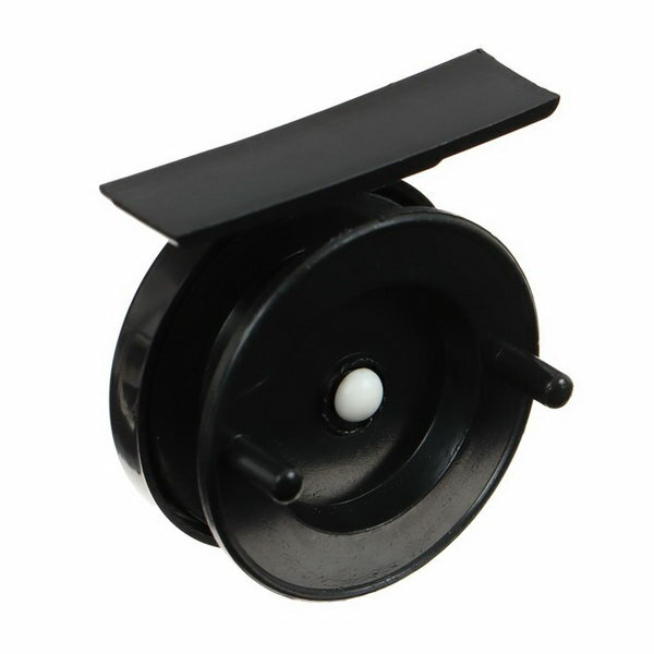 Катушка инерционная пластиковая диаметр 4.5 см цвет черный 501
