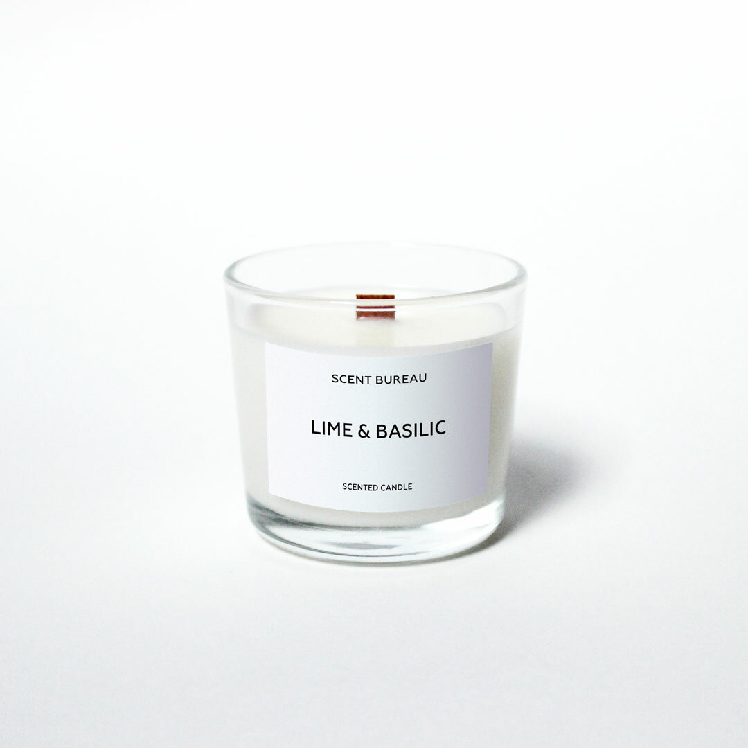 Scent Bureau «Lime & Basilic/Лайм и базилик», ароматическая свеча 100 мл