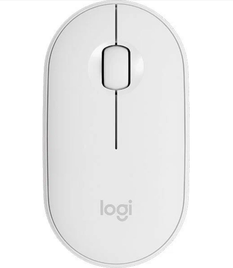 Беспроводная компактная мышь Logitech Pebble M350, off-white