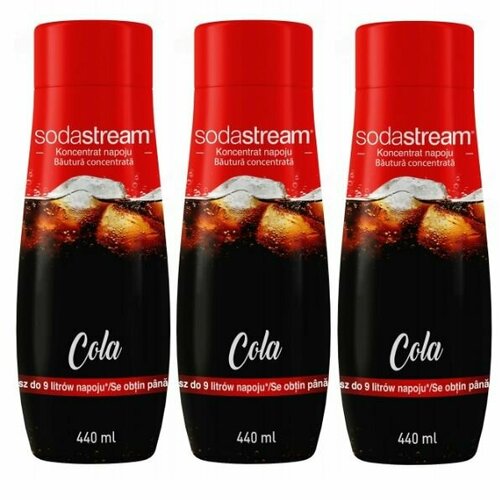 Сироп-концентрат SodaStream Cola 440 мл 3 шт