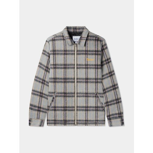 фото Куртка-рубашка butter goods insulated plaid zip thru, размер l, мультиколор