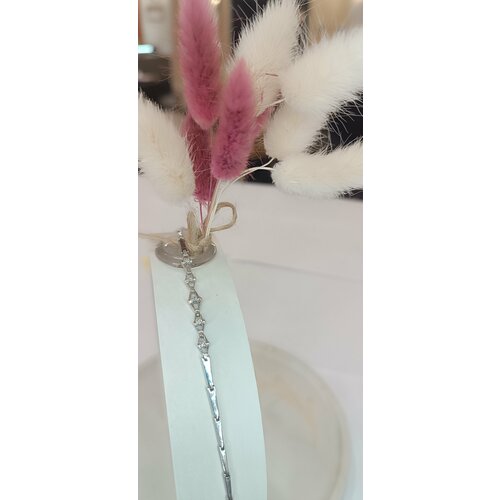 фото Браслет топаз, золото, 585 проба, длина 17 см.